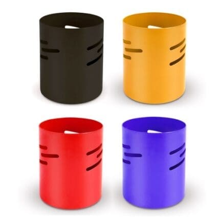 아카데미 연필꽂이 MW-605 원형 / W80*H95mm/스틸/색상랜덤