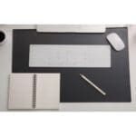 윈스타 더블데스크매트 특대 그레이, 블랙 / 800*500 2번째 이미지