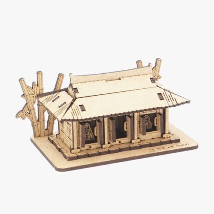 오죽헌 나무모형 만들기