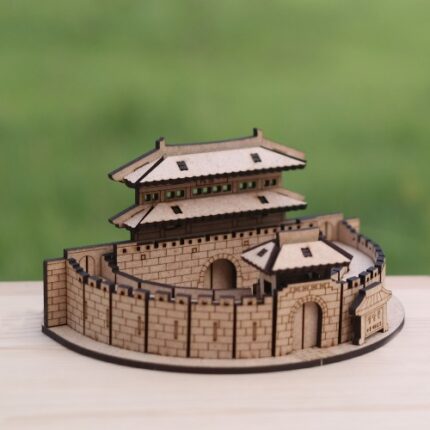 수원화성 팔달문 나무 모형 만들기