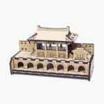 수원화성 화홍문 나무 모형 만들기