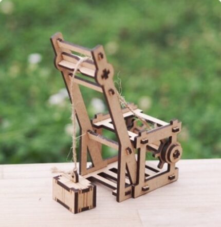 조선 녹로 나무 모형 만들기