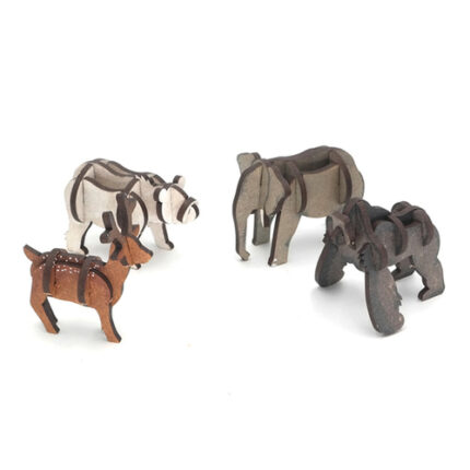 모또 나무 동물 시리즈 1 4종 세트 2번째 이미지