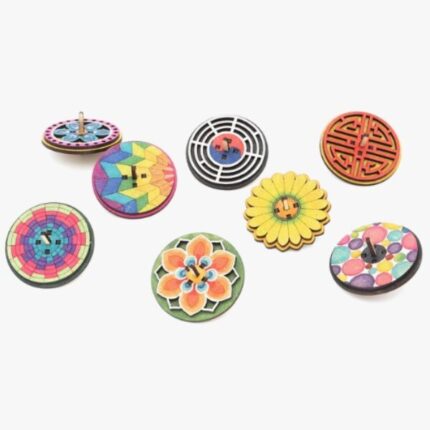 나무 팽이 만들기 세트