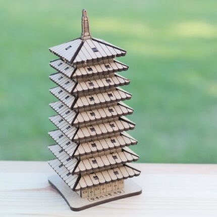 신라 황룡사 구층 목탑 모형